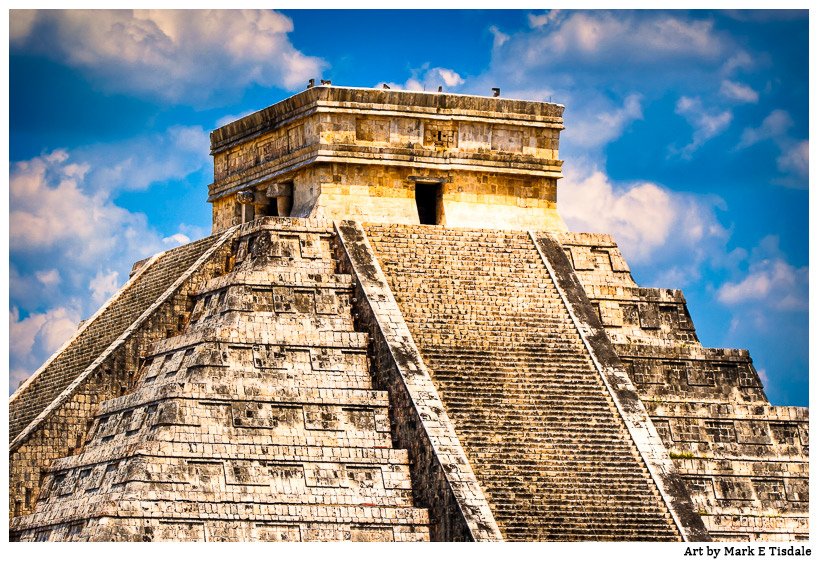 Temple to Kukulcan in the Yucatan - Chichen Itza